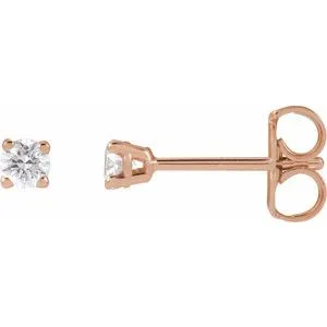 14K Yellow 1/6 CTW Lab-Grown Diamond Earrings