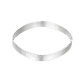 8mm Silver Square Densa Bangle