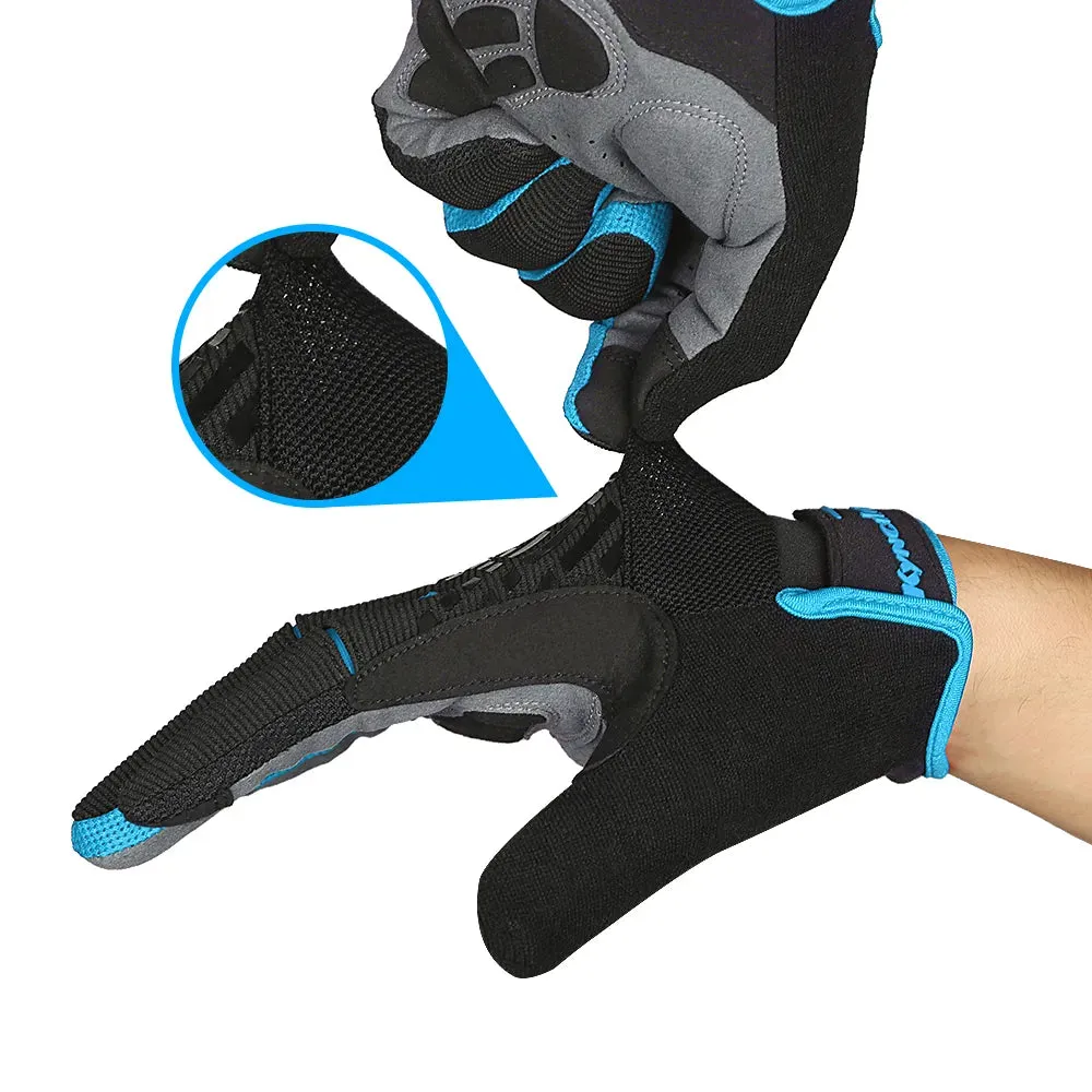 Autumn Winter Outdoor Bike Cycling Gloves Full Finger Touchscreen Anti-slip Shock Wear Hiking Running Motorcycle Gloves Men
