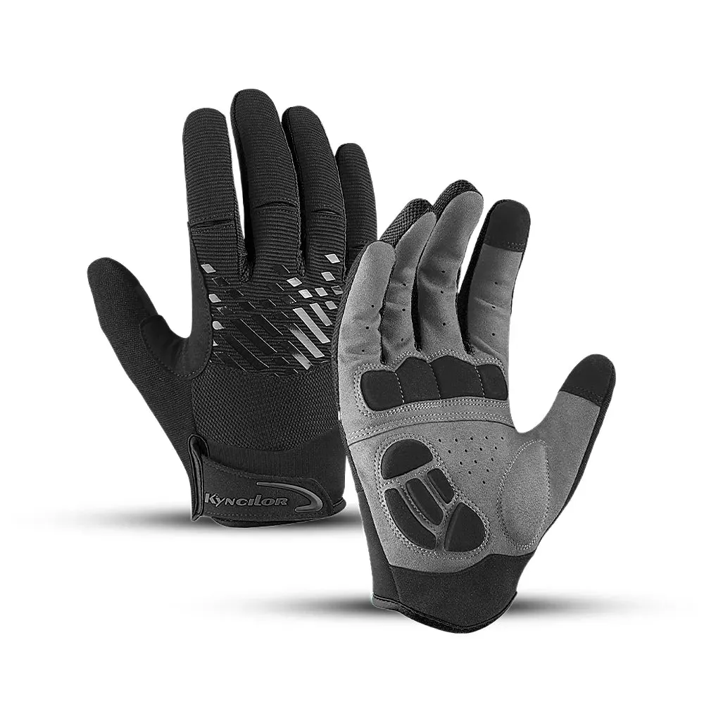 Autumn Winter Outdoor Bike Cycling Gloves Full Finger Touchscreen Anti-slip Shock Wear Hiking Running Motorcycle Gloves Men