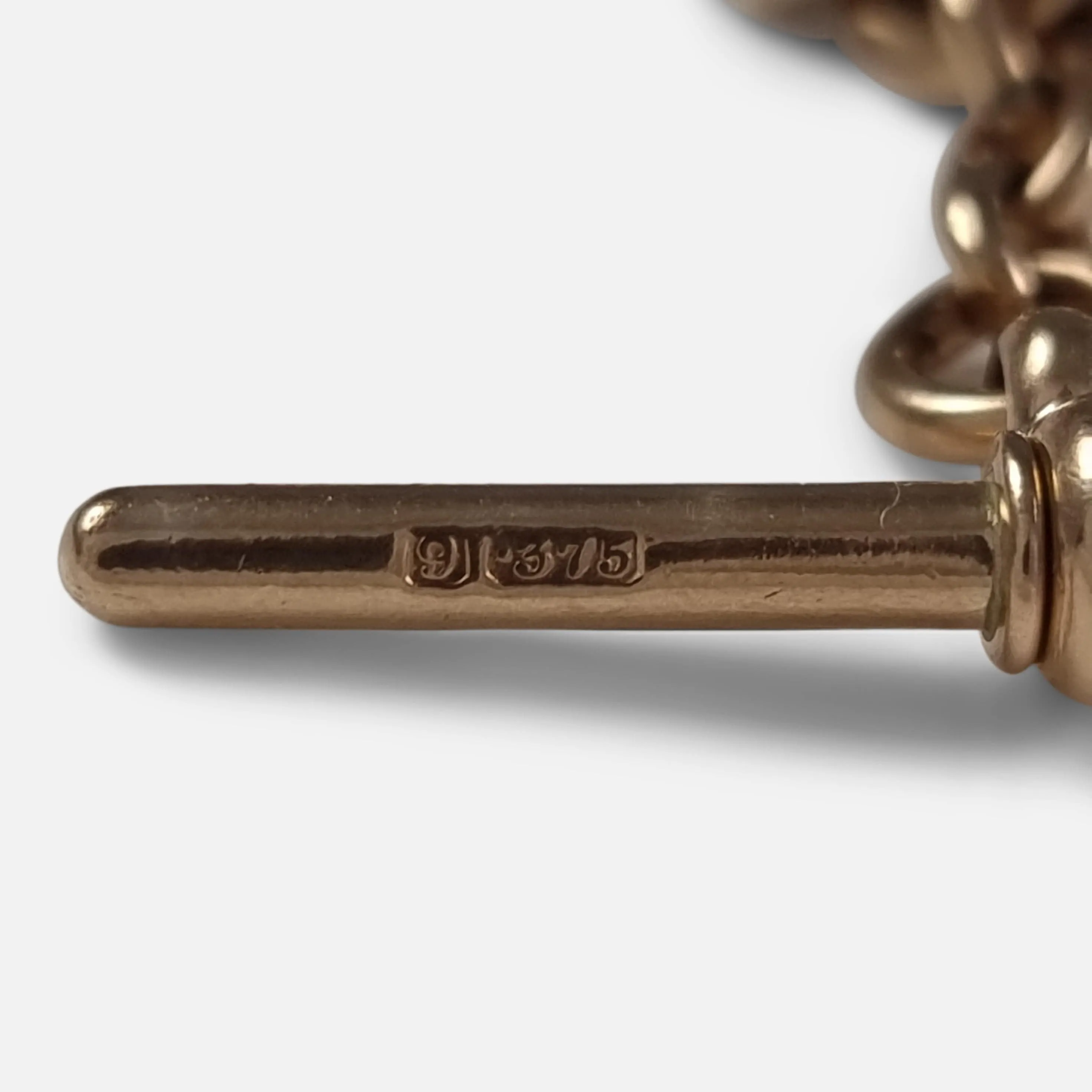 Edwardian 9ct Yellow Gold Double Albert Watch Chain - 50.8g