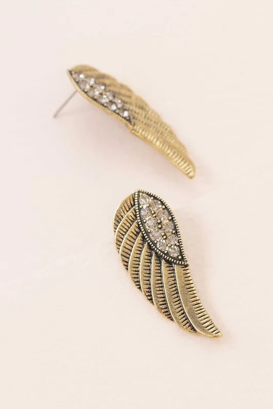 Free Bird Earrings || GOLD OR SILVER