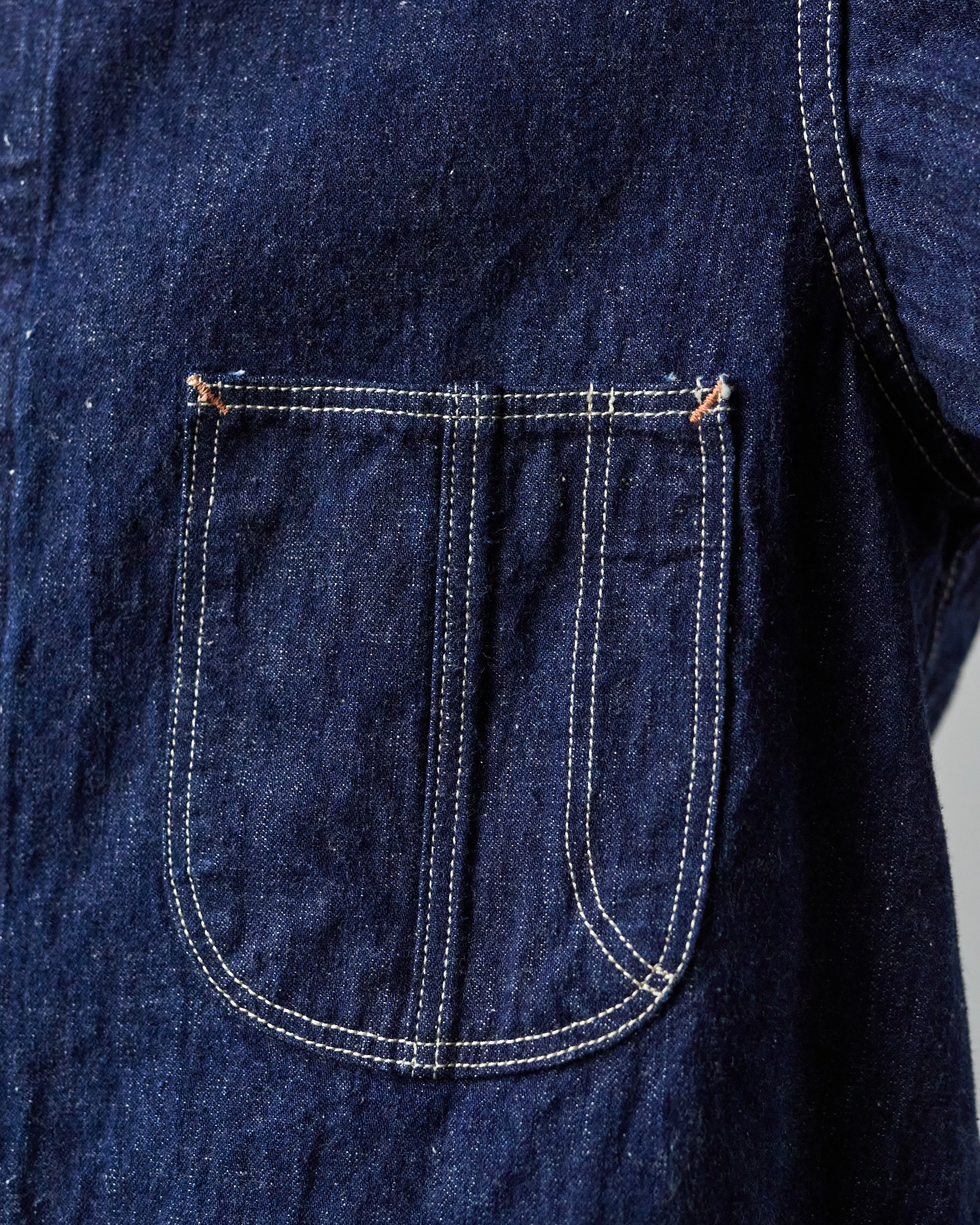 OrSlow 9oz Denim Coverall, One Wash