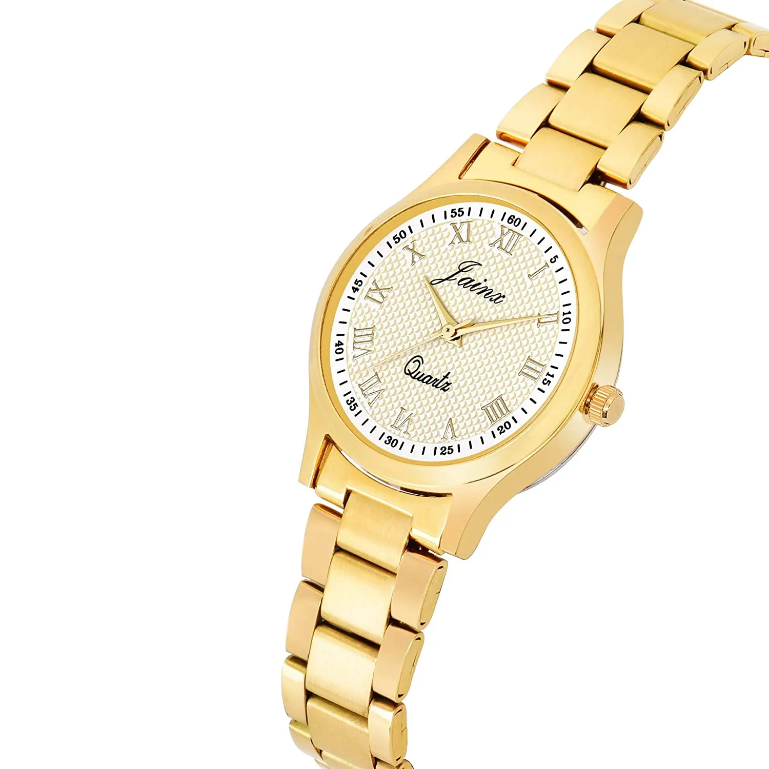 Premium Golden Chain Analog Watch - For Women JW1209