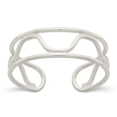 Sterling Silver Wave Toe Ring