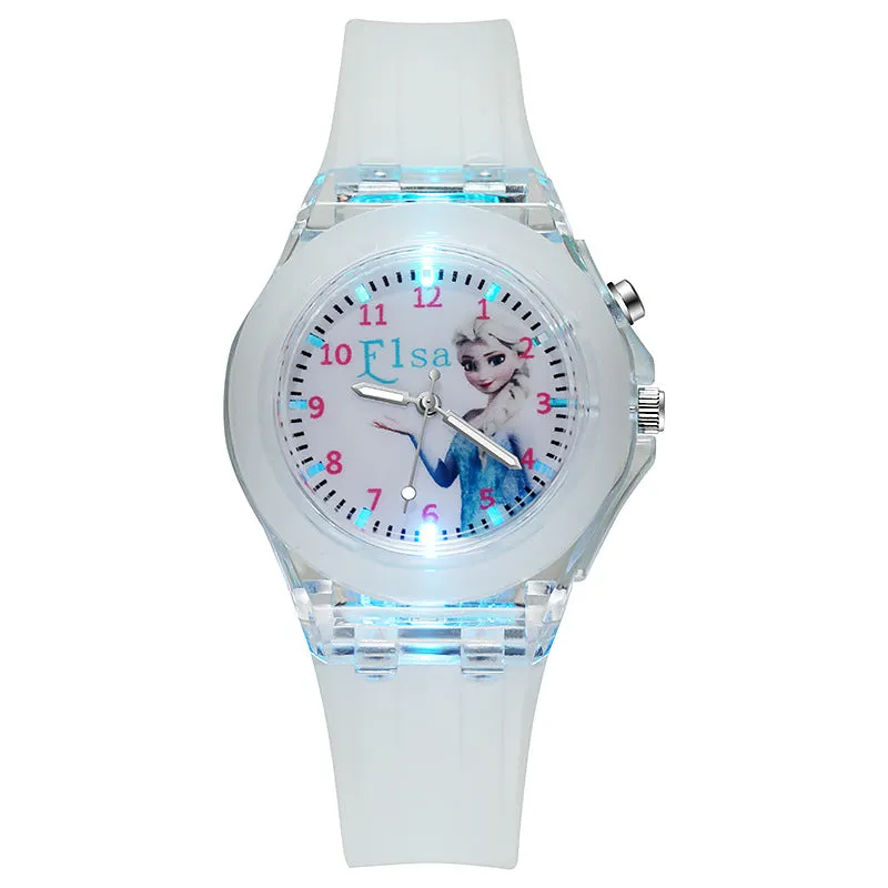 Student Children Watch Cute Cartoon Silicone LED Watch Doll Watch