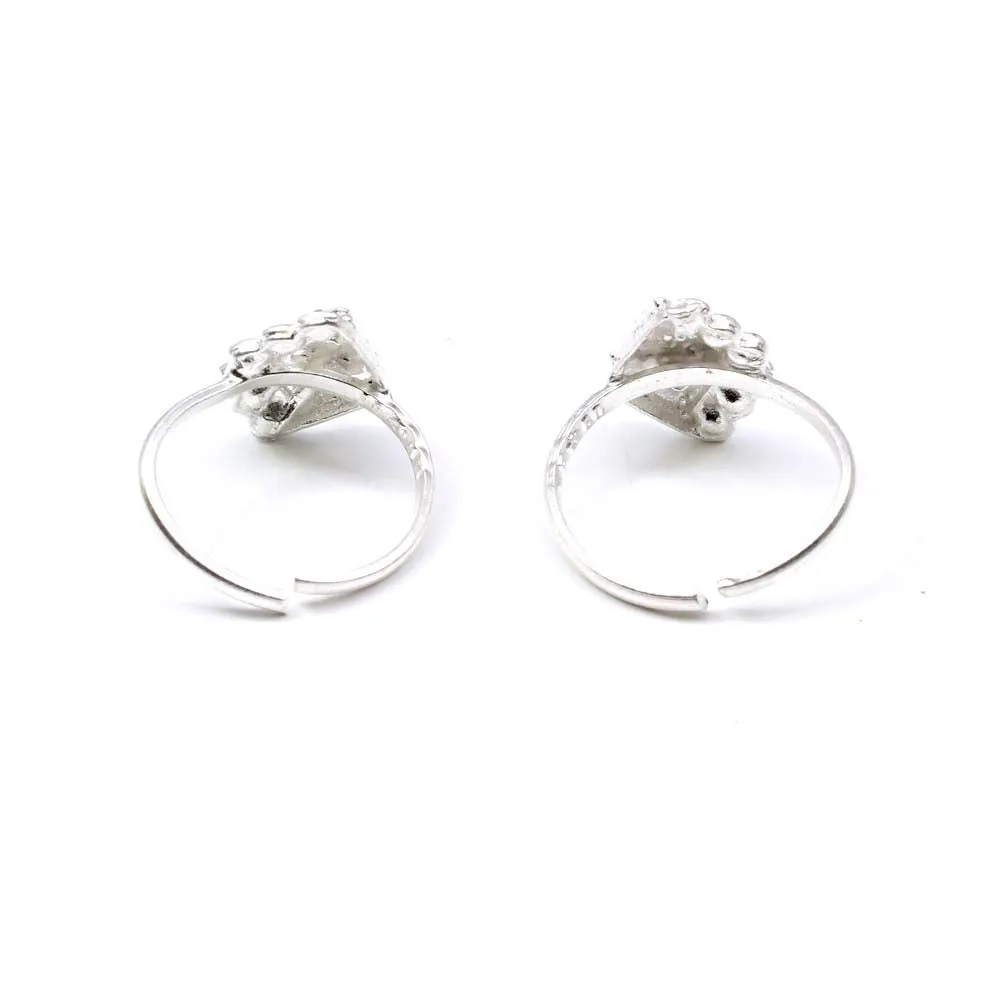 Traditional Handmade Crystal Enamel Toe Ring