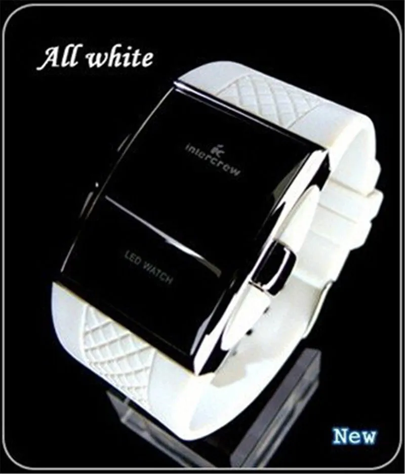 Watch Electronic Watch Male Led Silicone Square