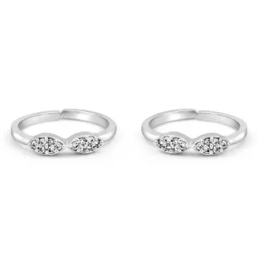 Zarkan The Wonderous Wings Silver Toe Rings